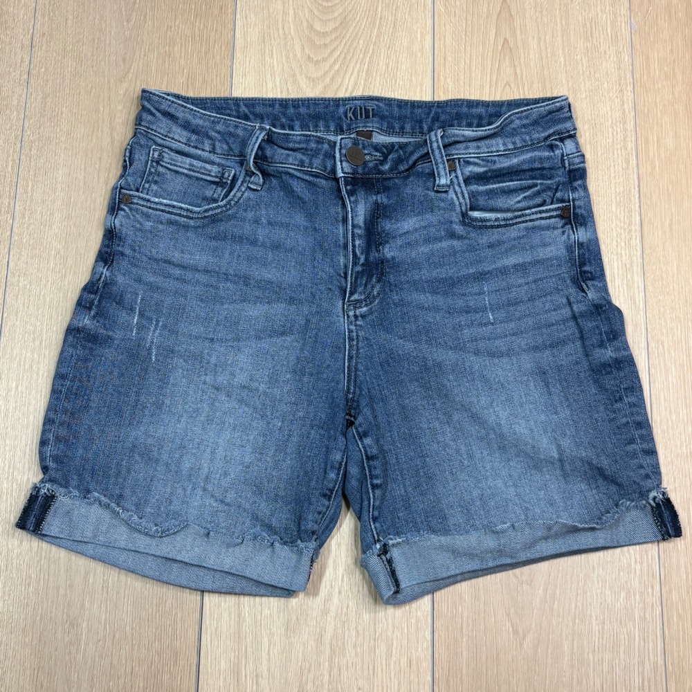 Kut from the Kloth Blue Denim Jean Shorts